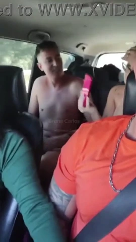Blonde babe gets creamed by cum after car sex porn video