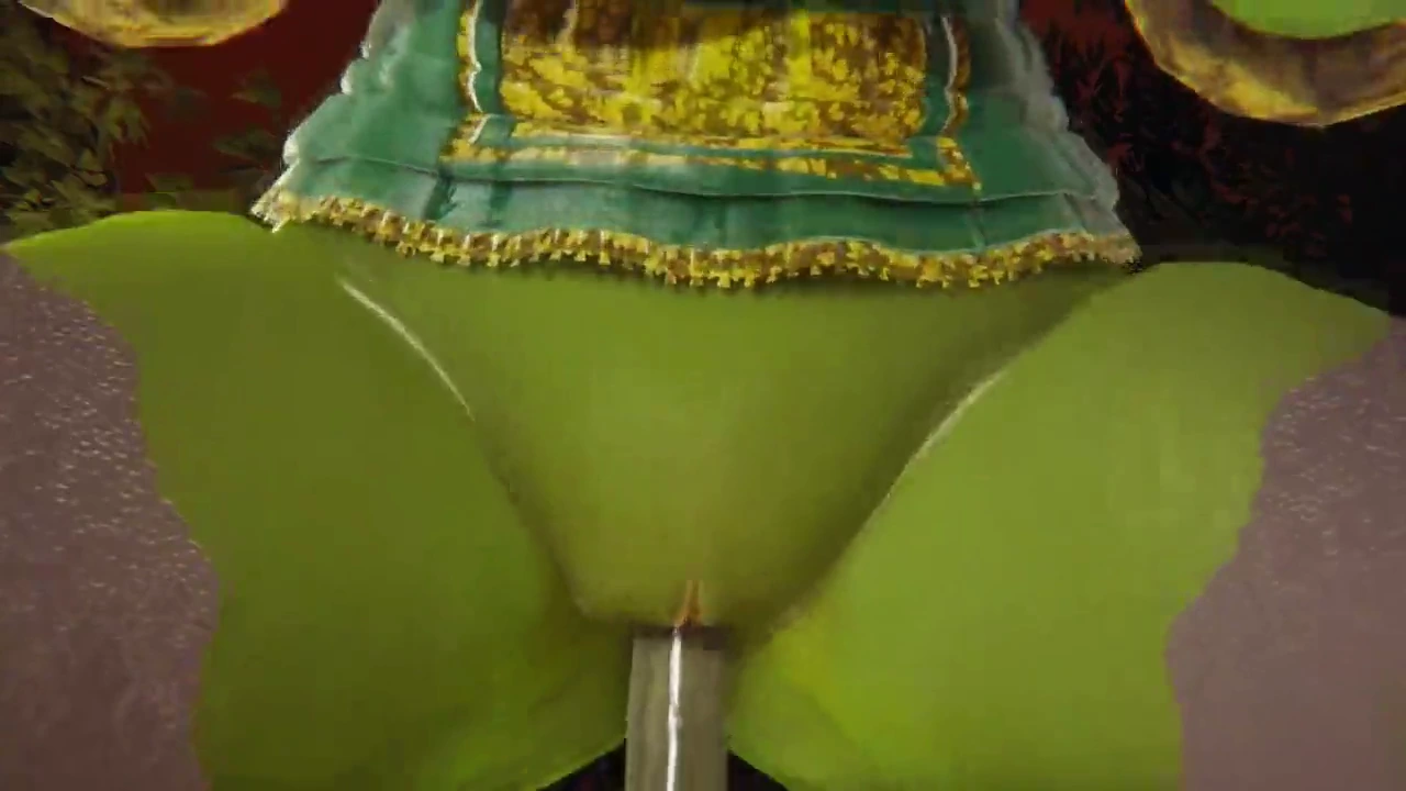 Ogre and princess: Fiona's thick body gets filled with orc cum in 3D porn video